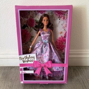 2023 Barbie Signature Birthday Wishes Doll in Floral Pink Gown